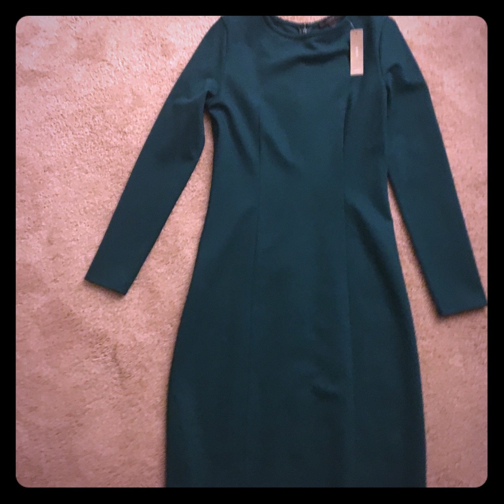 Gorgeous Green JCrew Ponte Dress - XS Tall